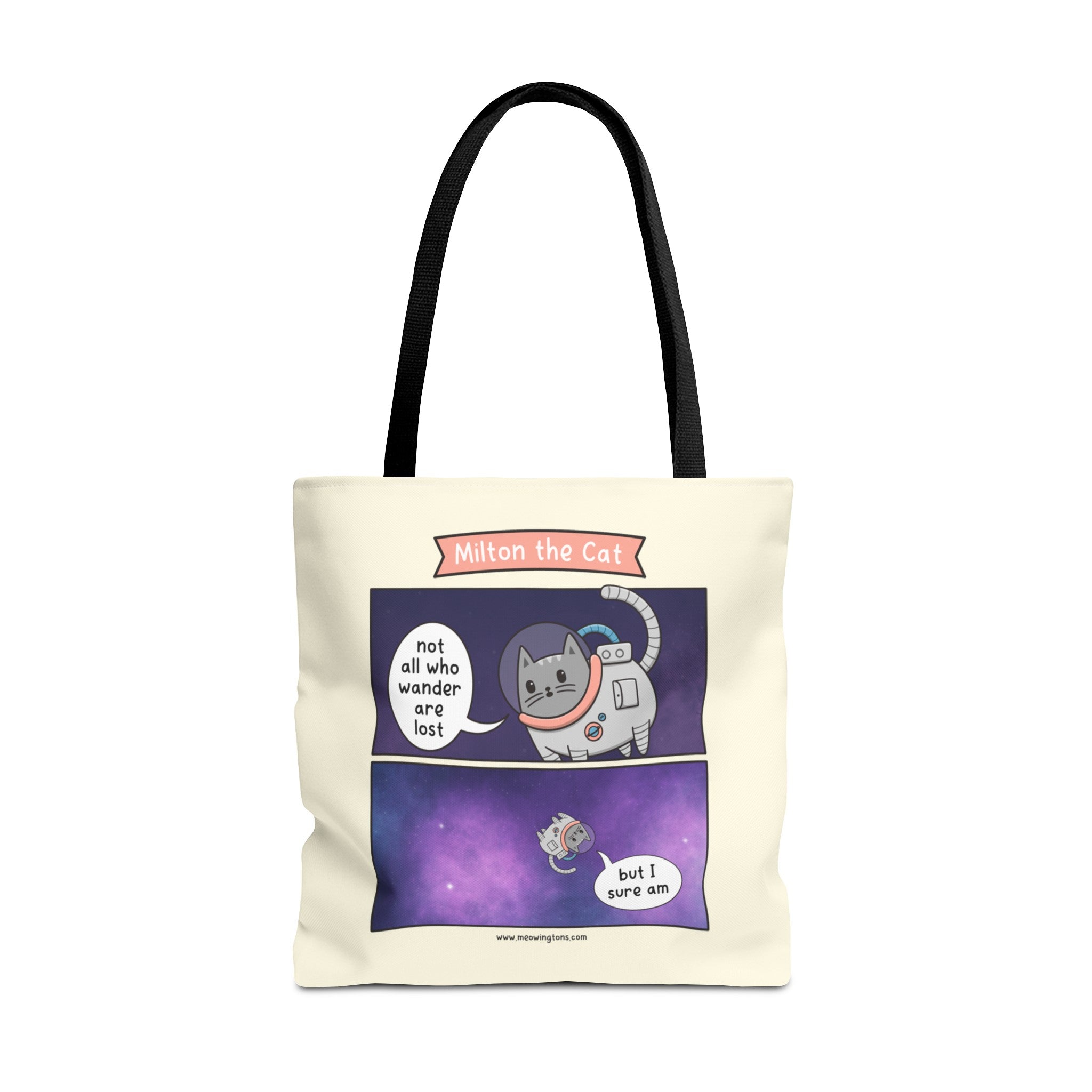 Not All Who Wander Comic Tote Bag